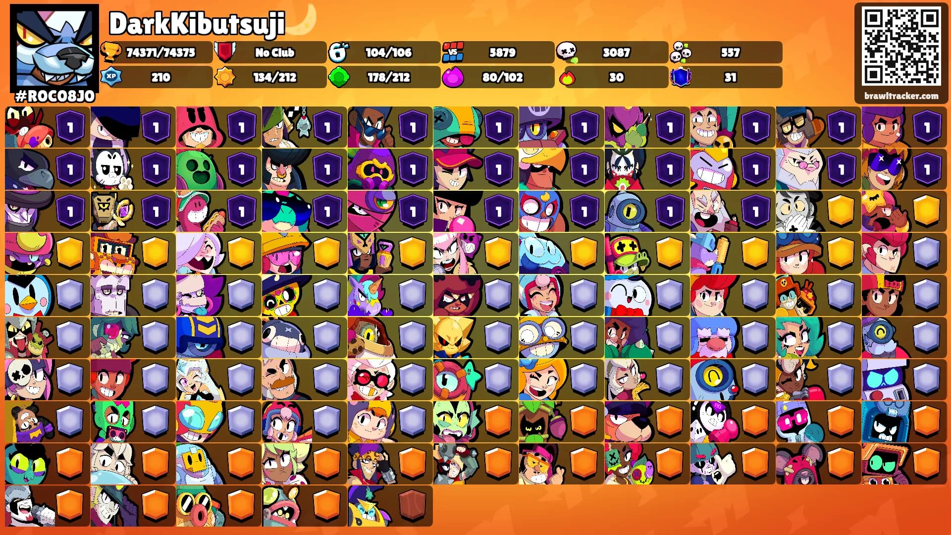 DarkKibutsuji🌙's Ranks