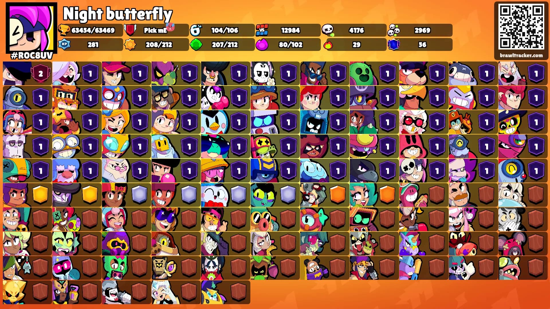 Night butterfly's Ranks
