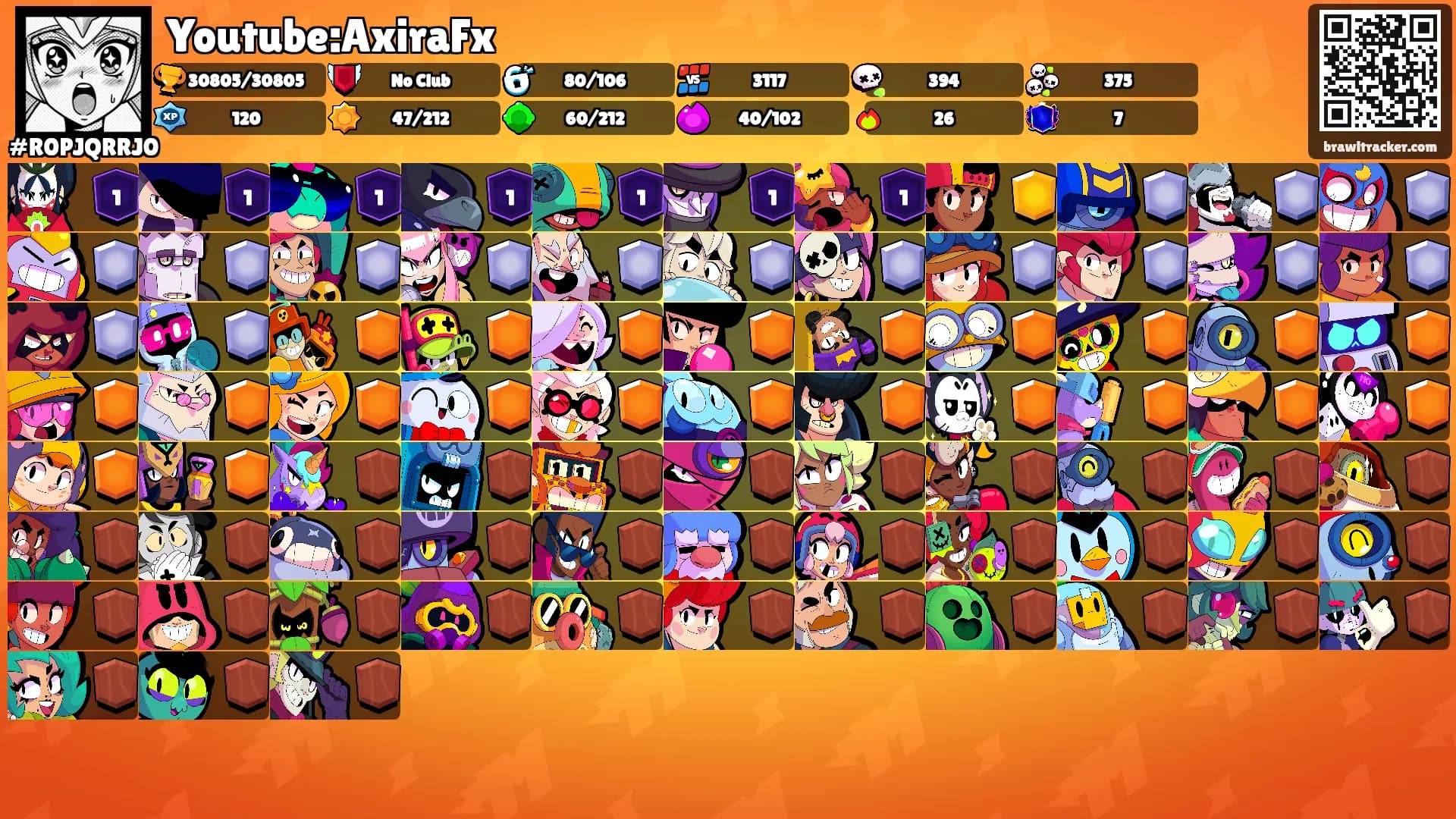 Youtube:AxiraFx's Ranks