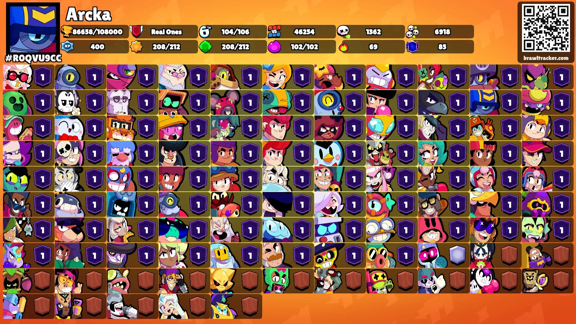 Arcka's Ranks