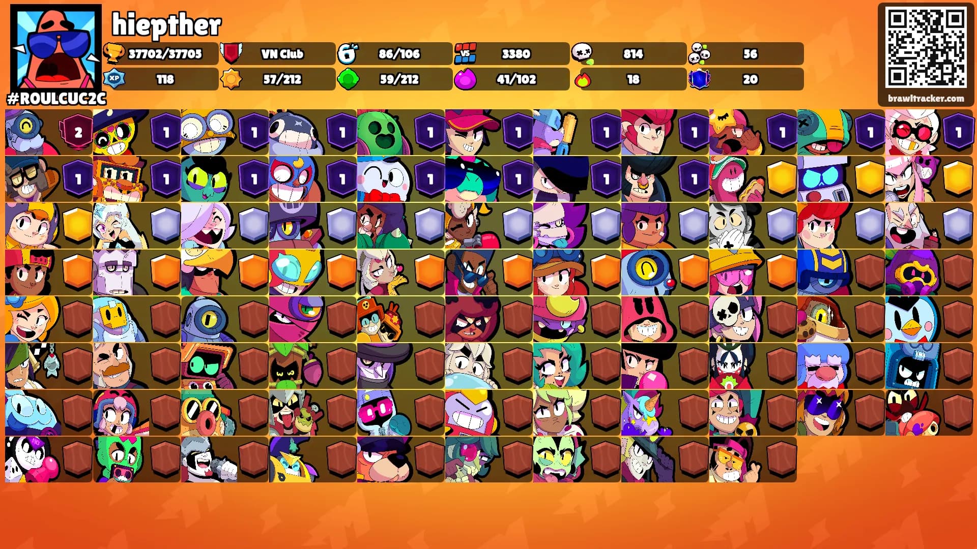 hiepther's Ranks