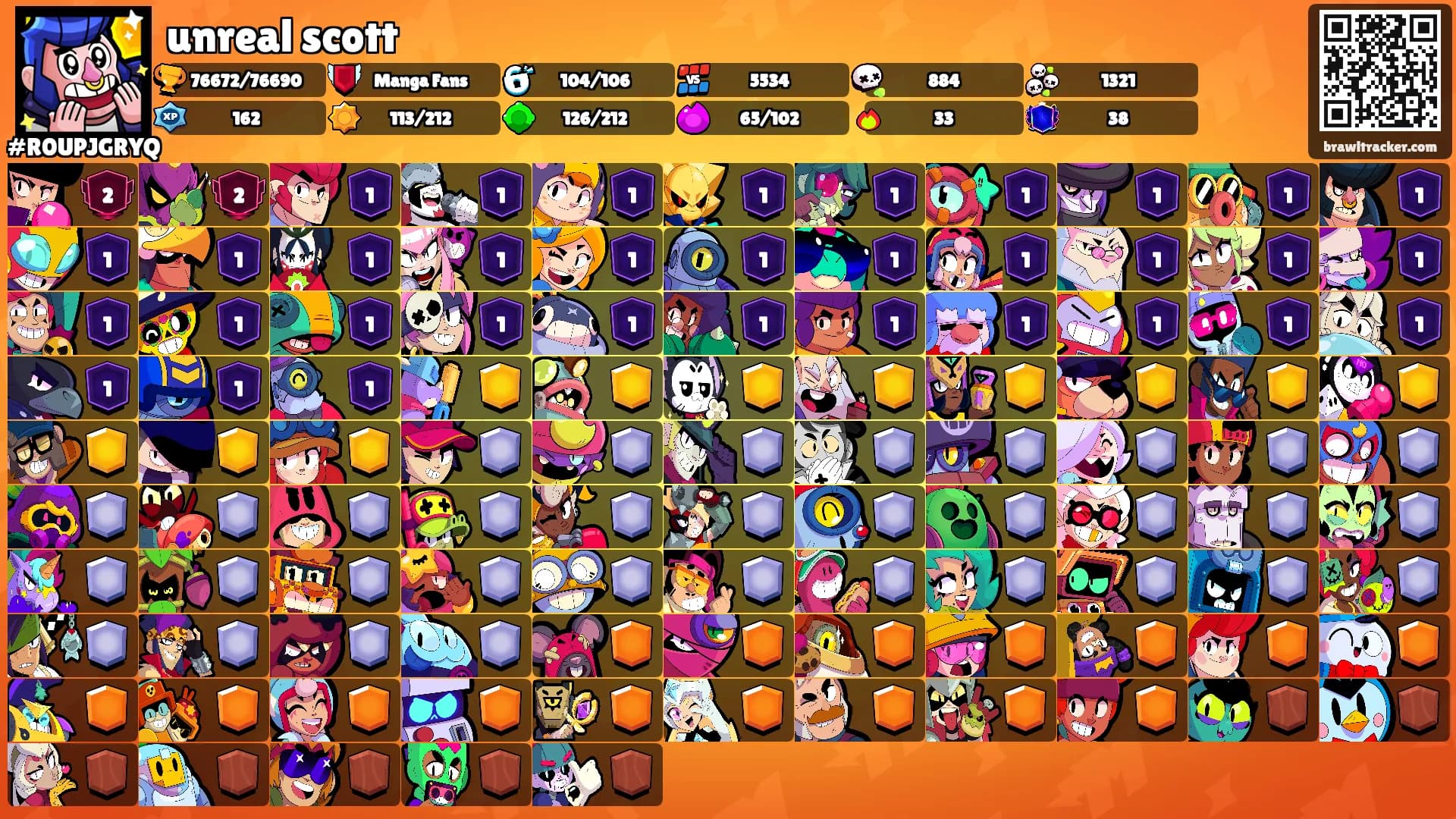 unreal scott's Ranks