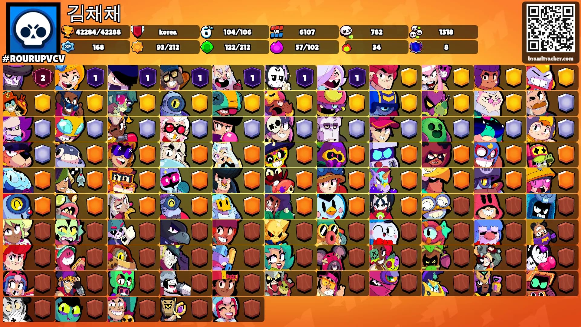 김채채's Ranks