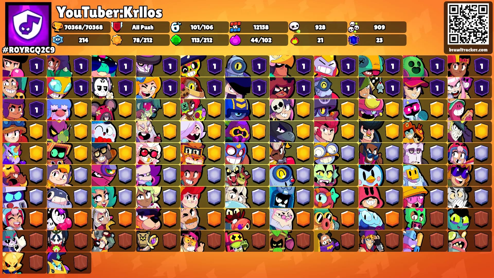 YouTuber:Krllos's Ranks