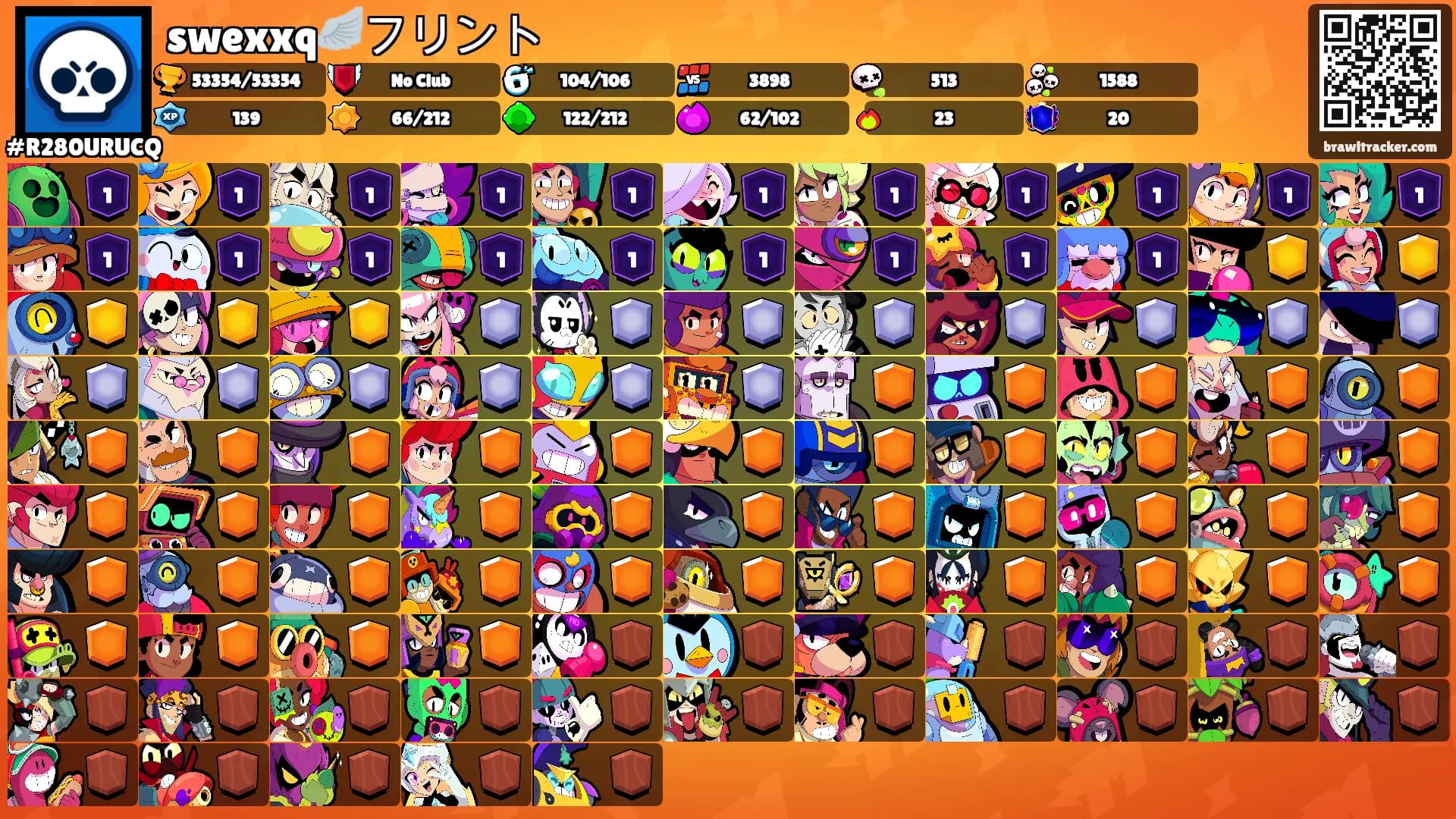swexxq🪽フリント's Ranks