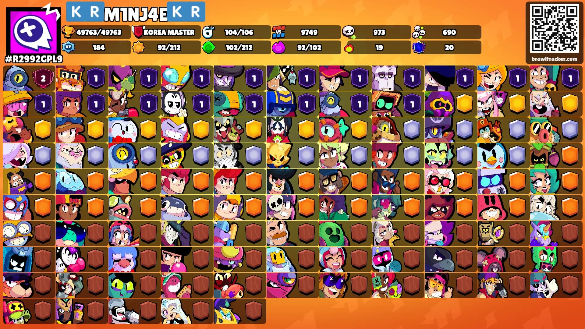 🇰🇷M1NJ4E🇰🇷's Ranks