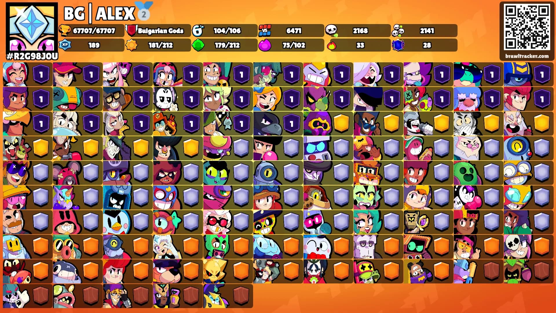 BG|ALEX🥈's Ranks