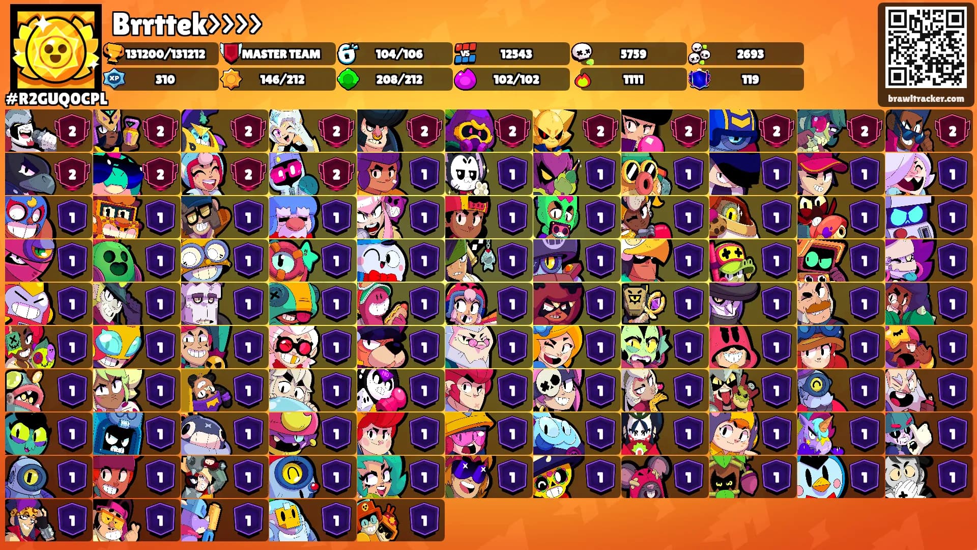 Brrttek>>>>'s Ranks