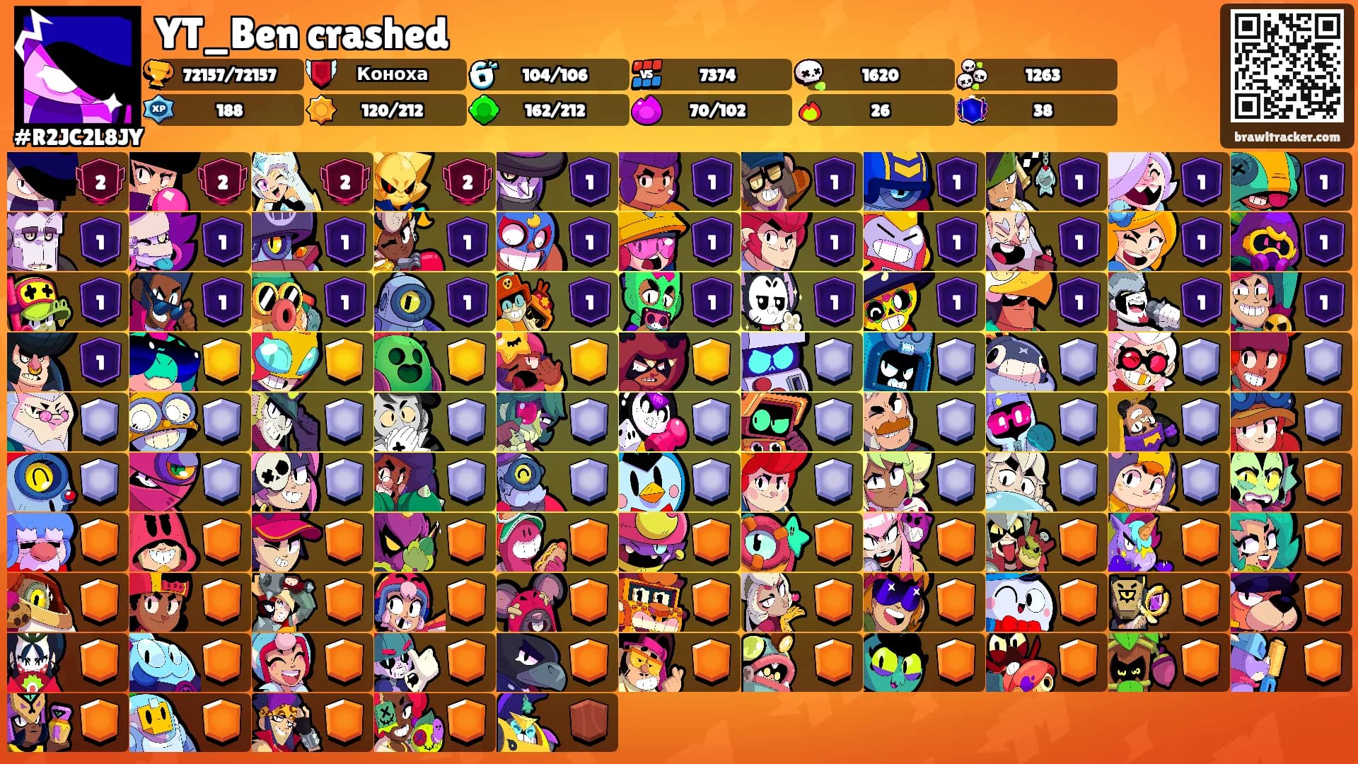 YT_Ben crashed's Ranks