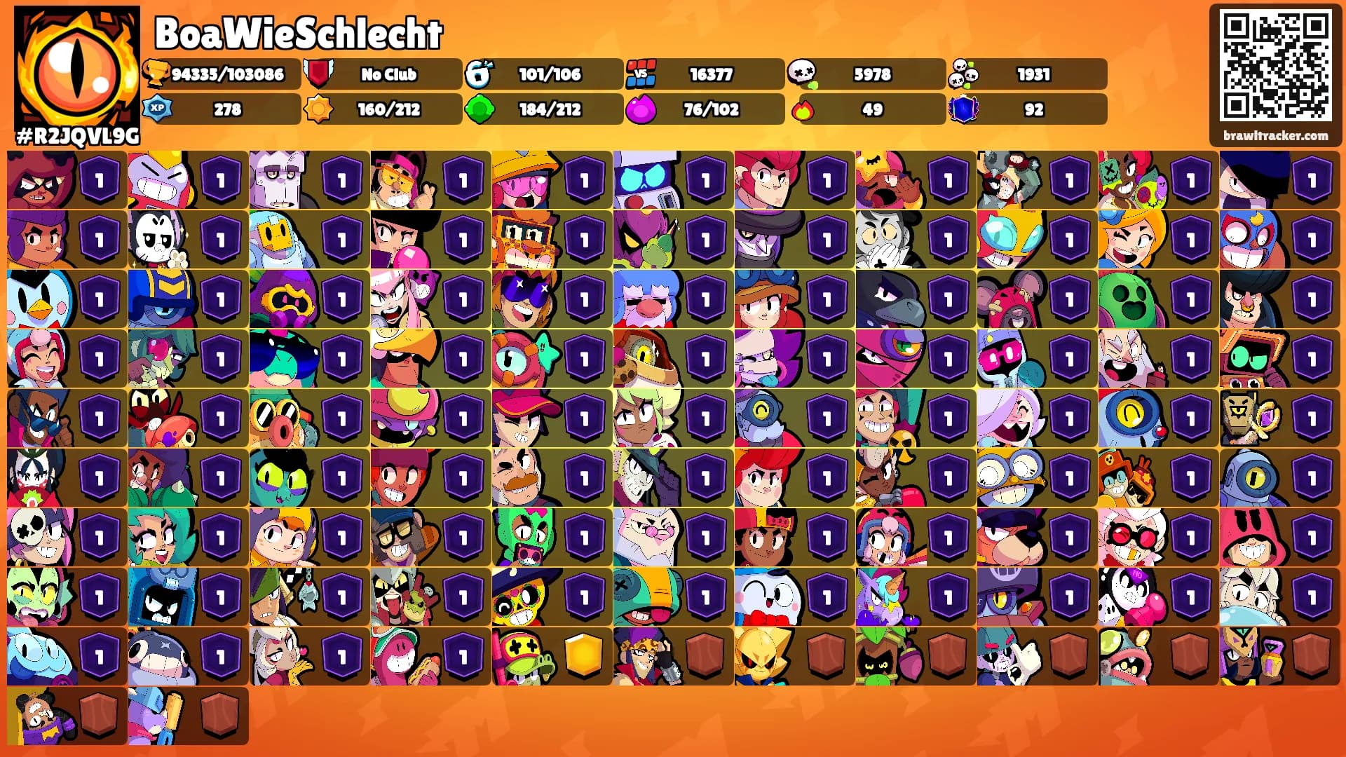 BoaWieSchlecht's Ranks