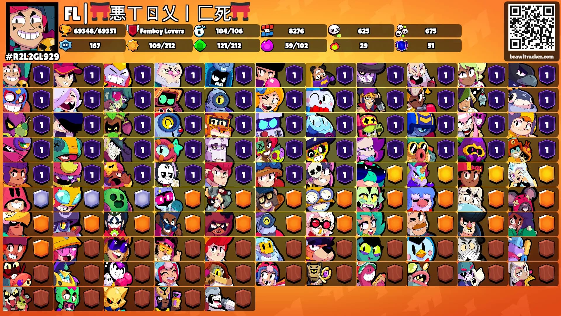 FL|⛩️悪ㄒㄖ乂丨匚死⛩️'s Ranks