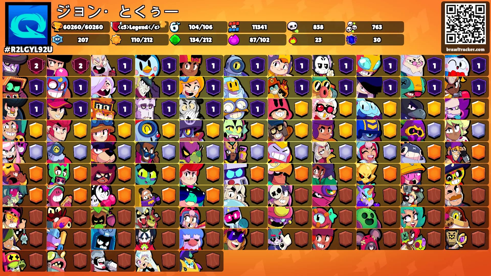 ジョン・とくぅー's Ranks
