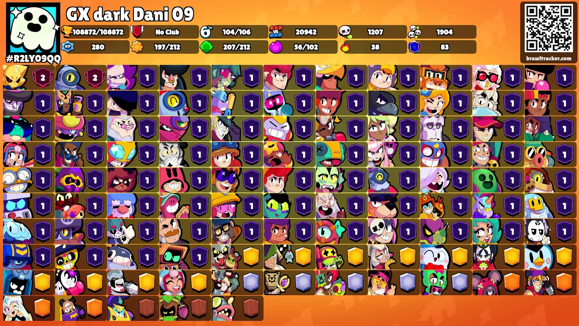GX dark Dani 09's Ranks