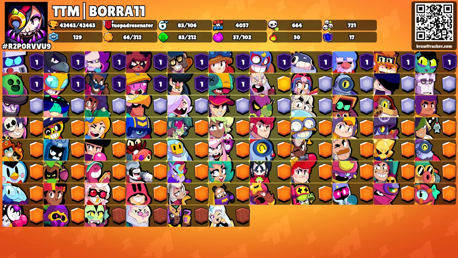 TTM|BORRA11's Ranks
