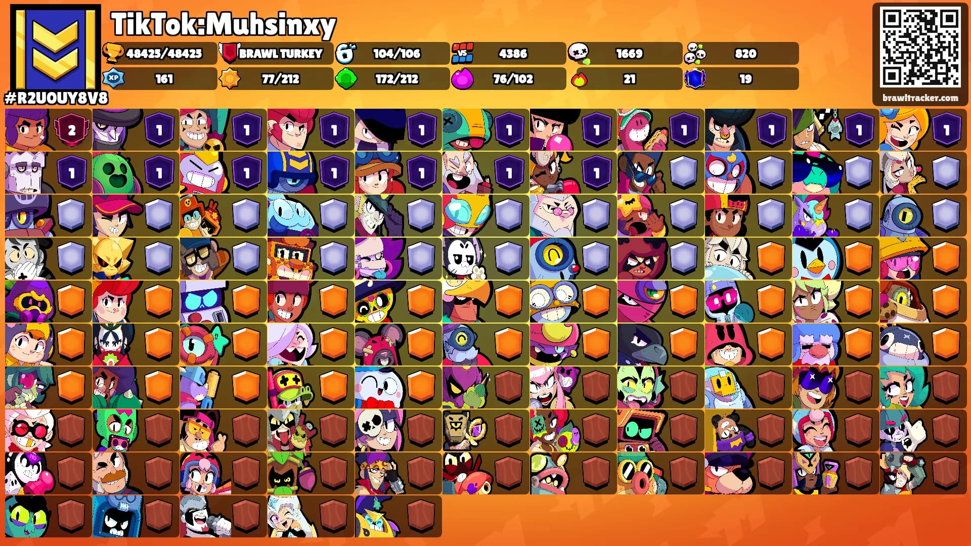 TikTok:Muhsinxy's Ranks
