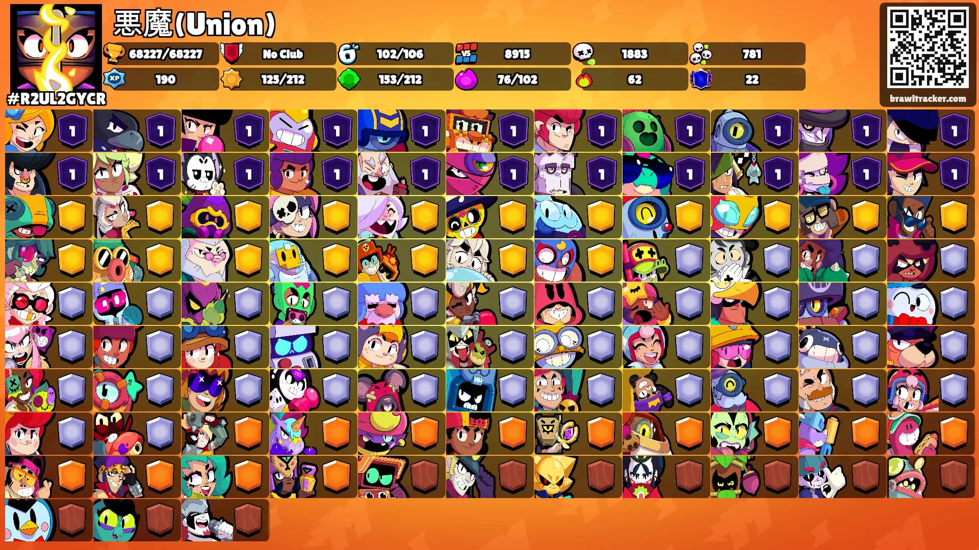 悪魔(Union)'s Ranks