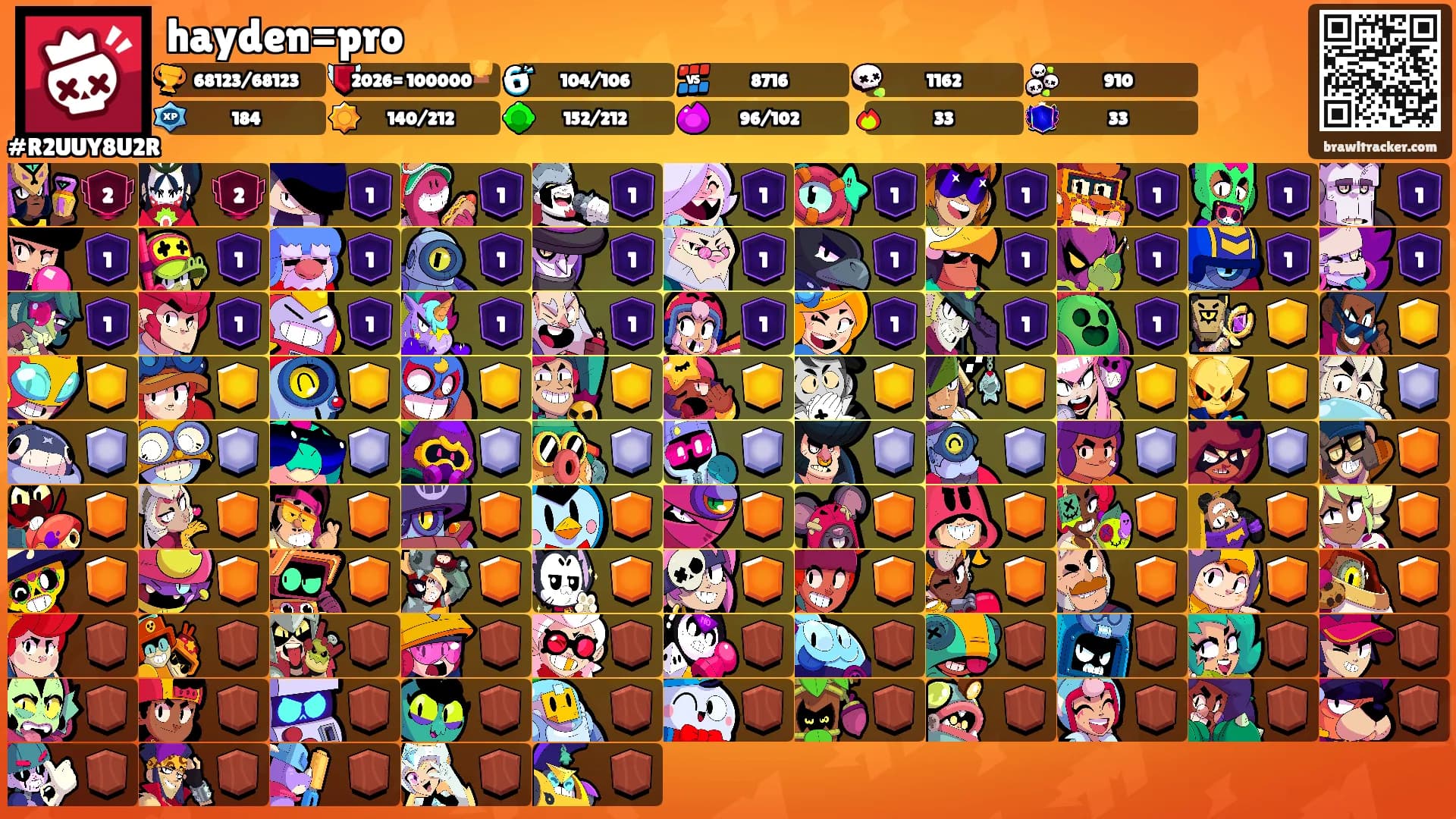 hayden=pro's Ranks