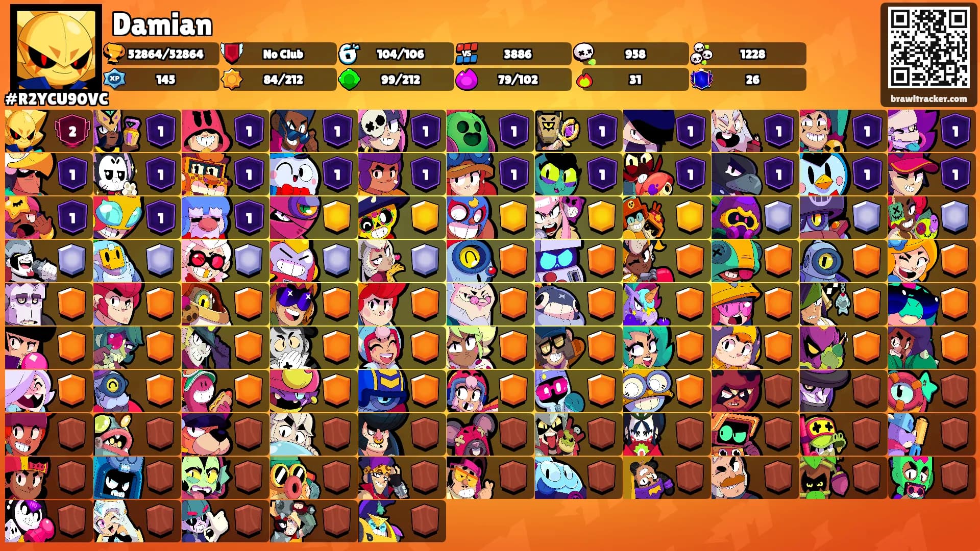 Damian's Ranks