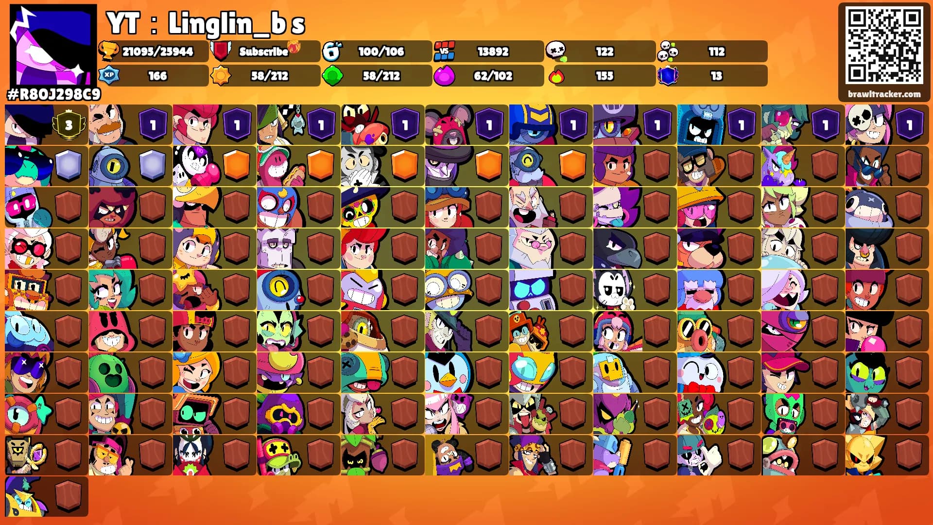 YT：Linglin_b s's Ranks