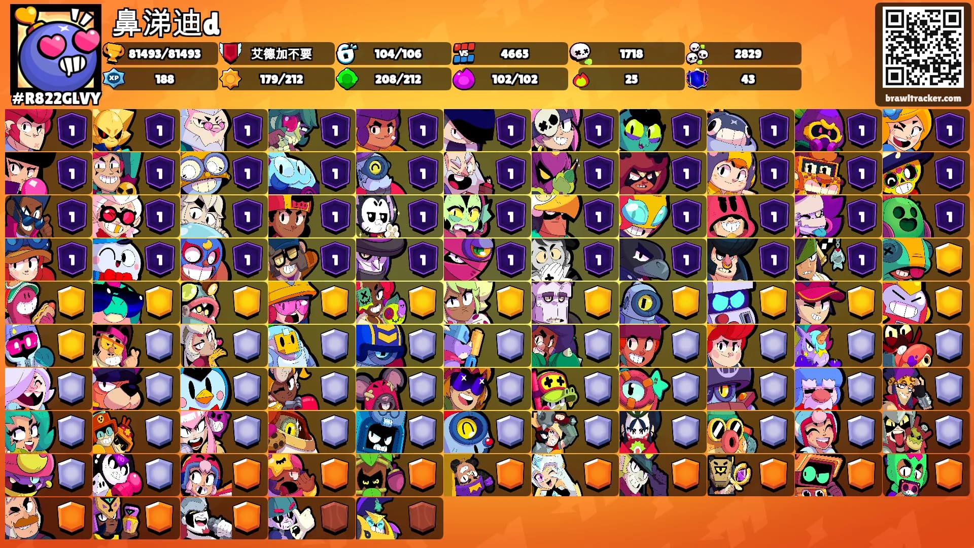 鼻涕迪d's Ranks