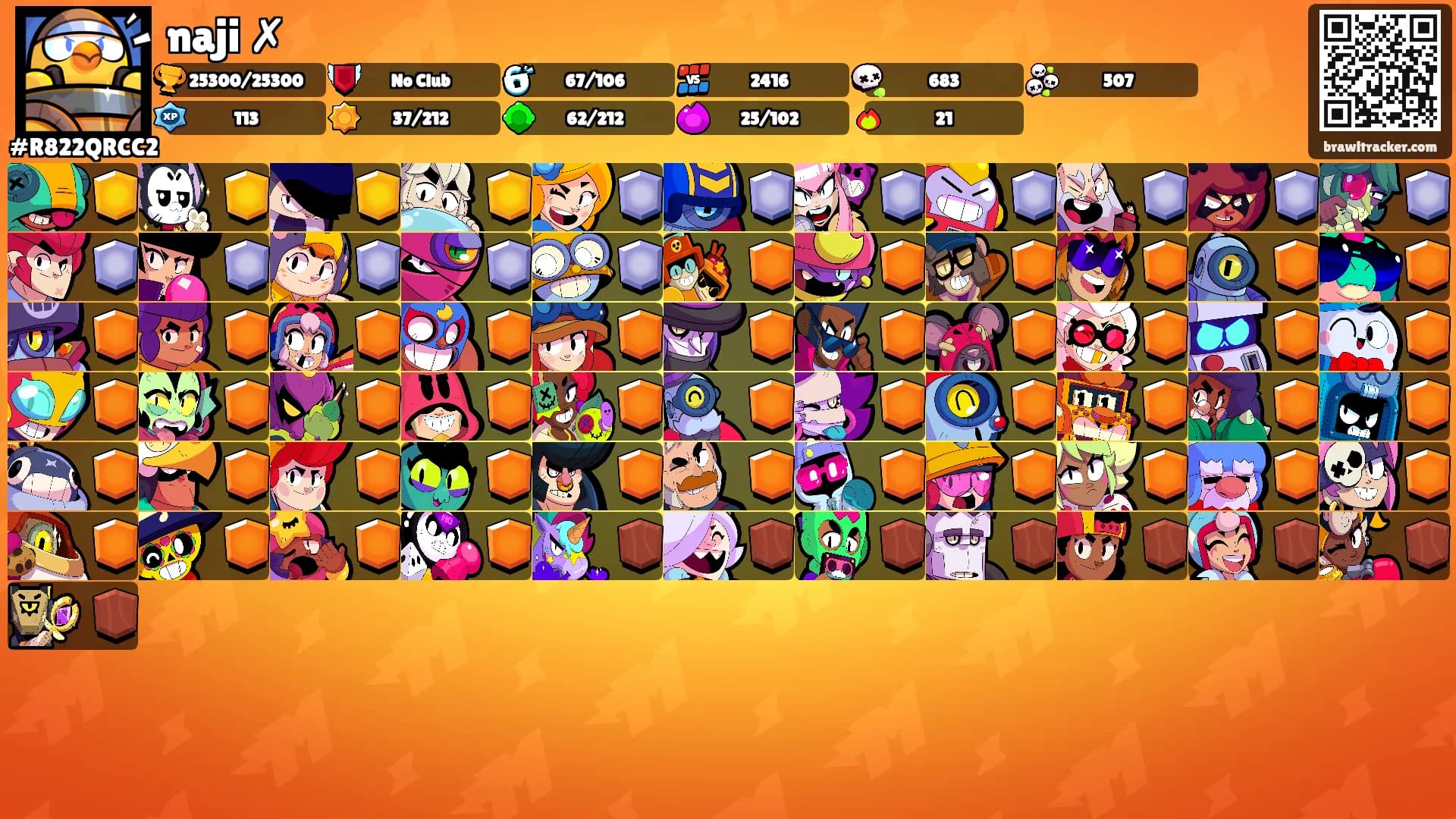 naji ✗'s Ranks