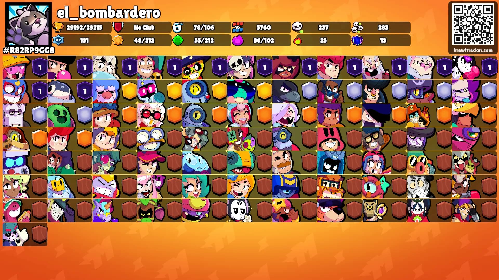el_bombardero's Ranks