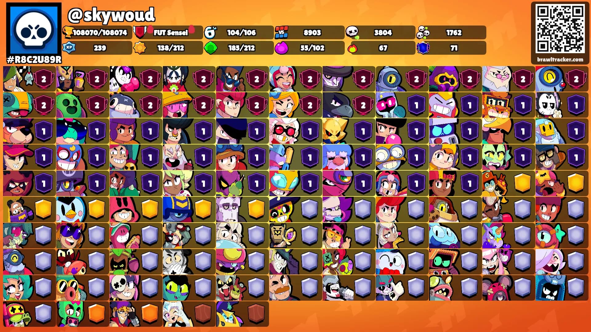 @skywoud's Ranks