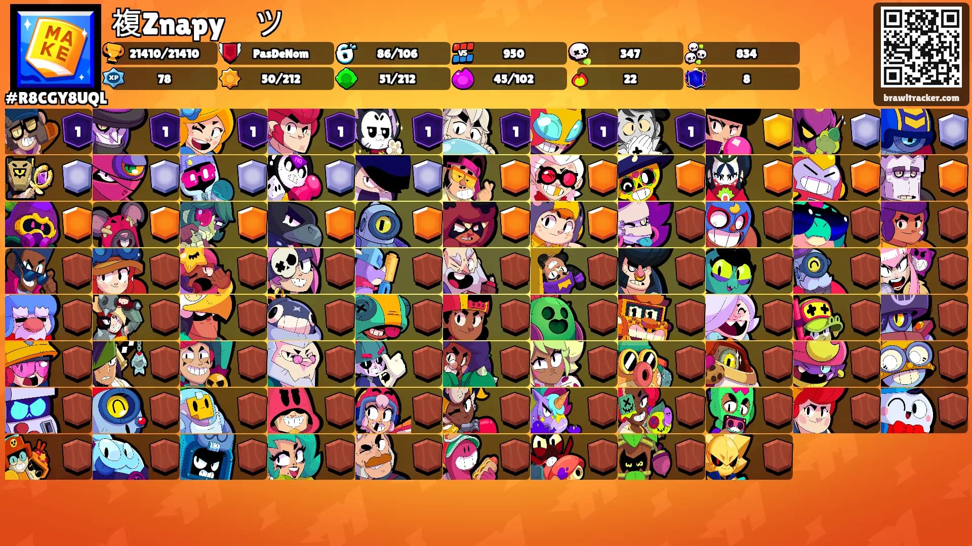複Znapyㅤツ's Ranks