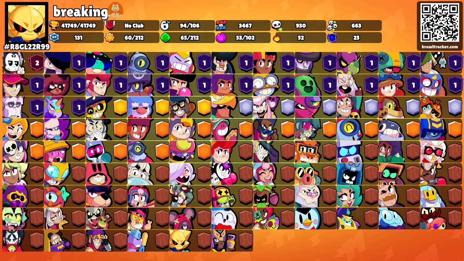 breaking🦧's Ranks