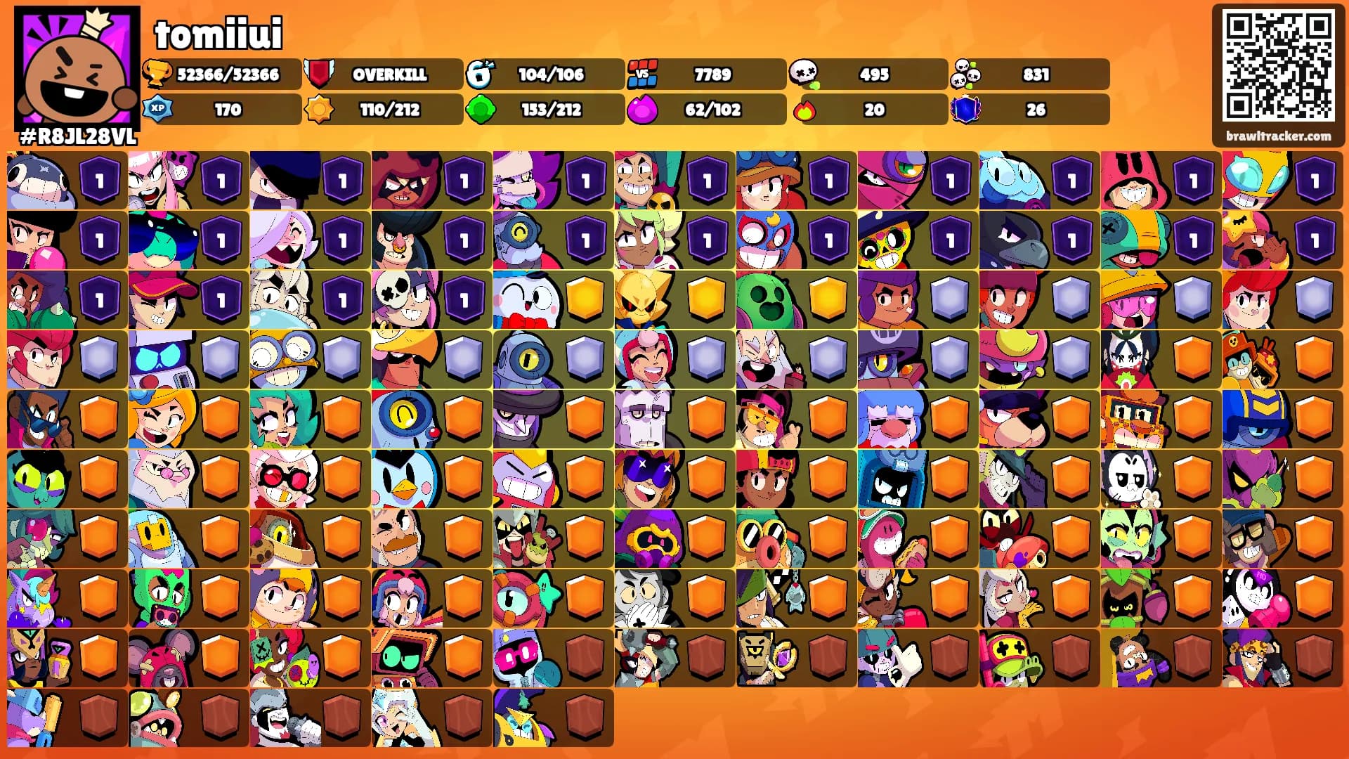 tomiiui's Ranks