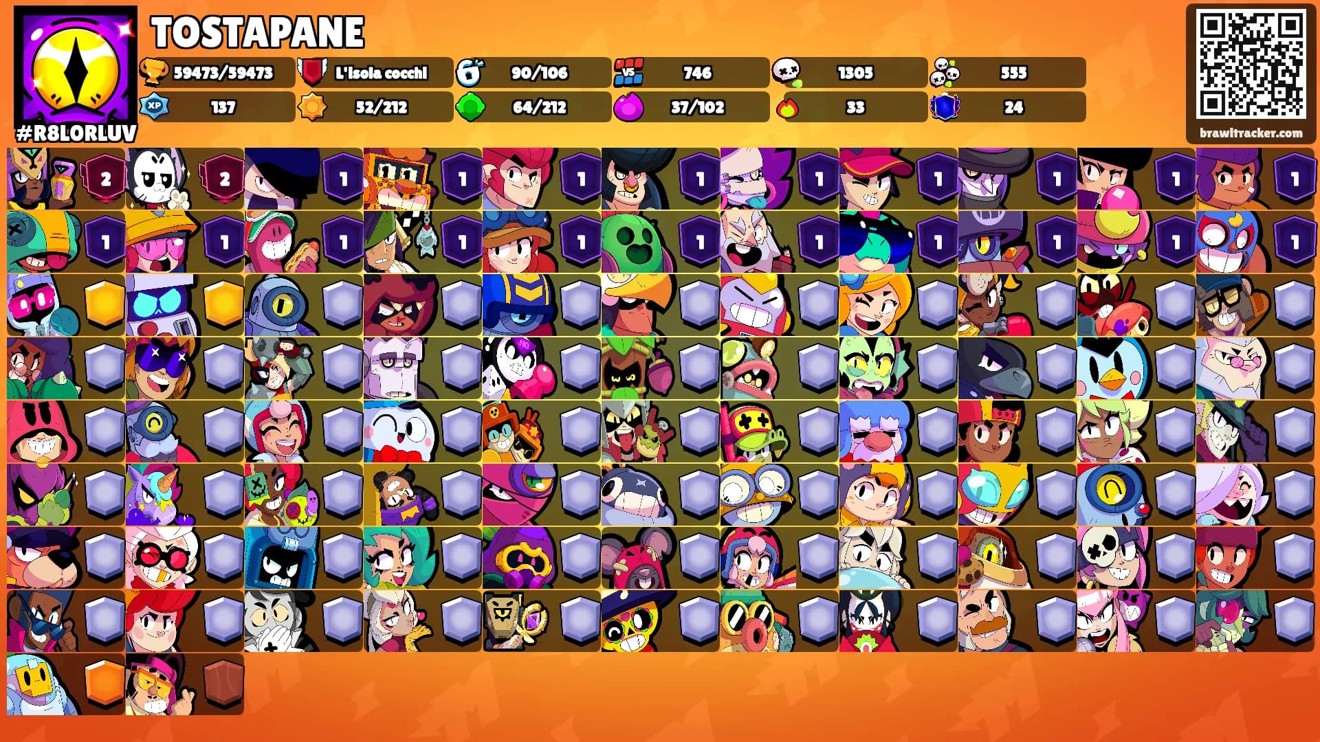 TOSTAPANE's Ranks