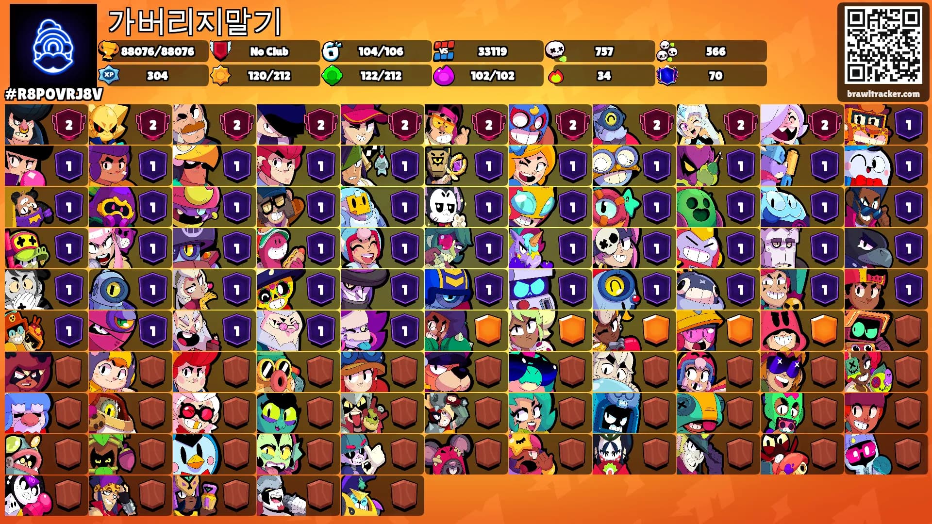 가버리지말기's Ranks