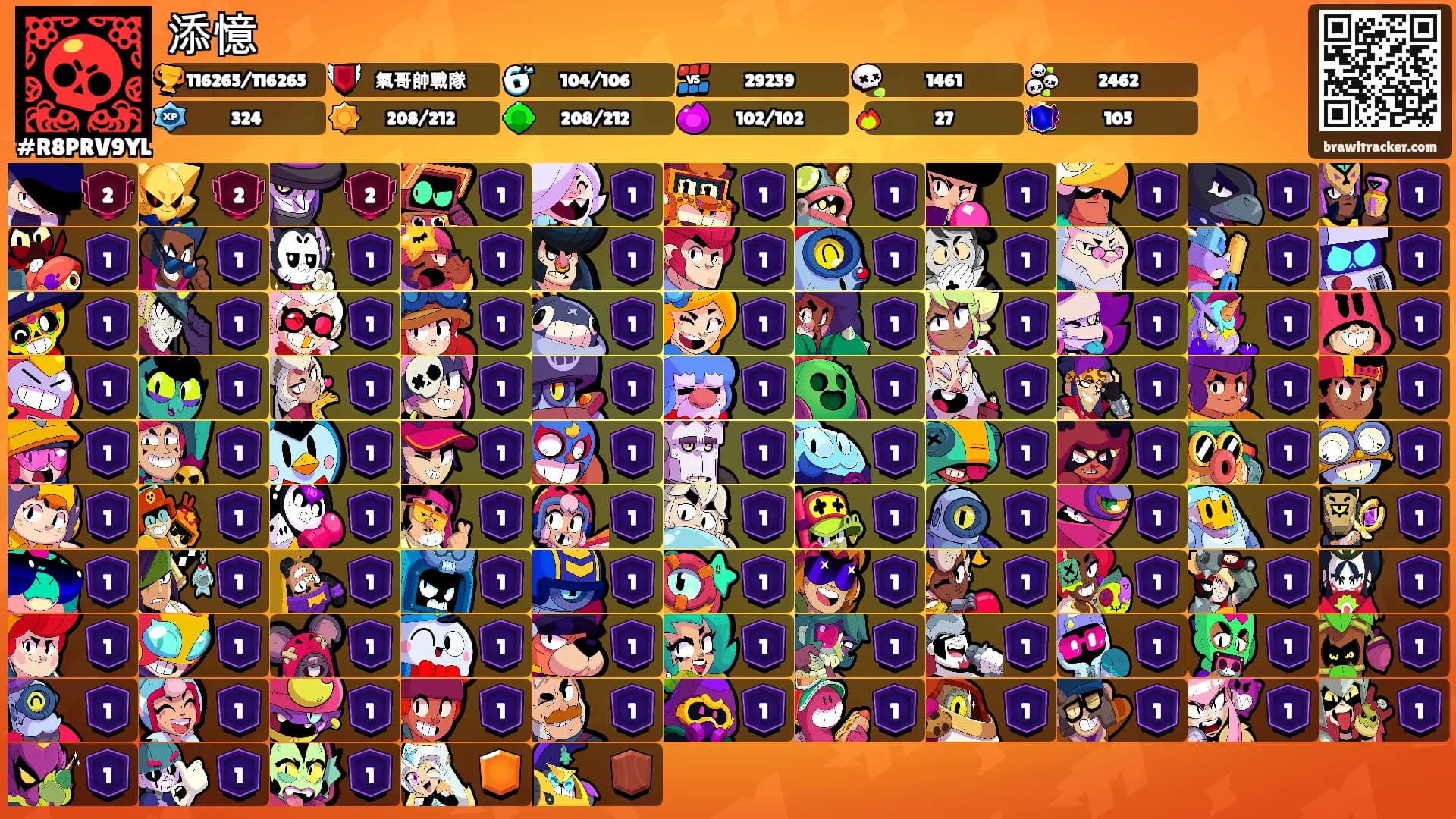 添憶's Ranks