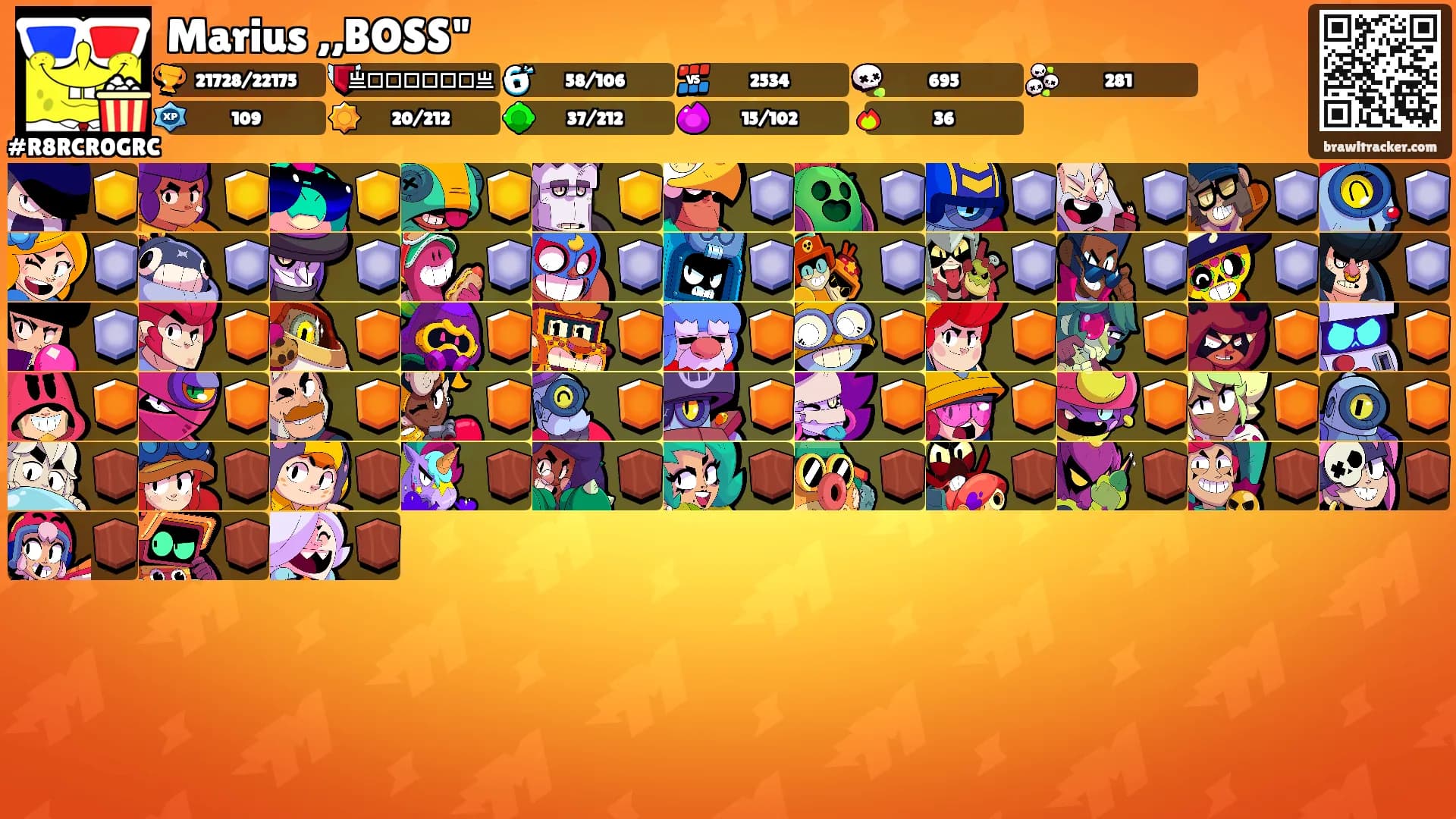 Marius ,,BOSS"'s Ranks