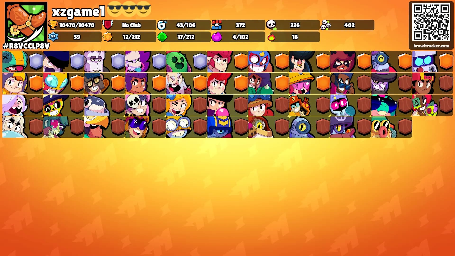 xzgame1 😎😎😎's Ranks