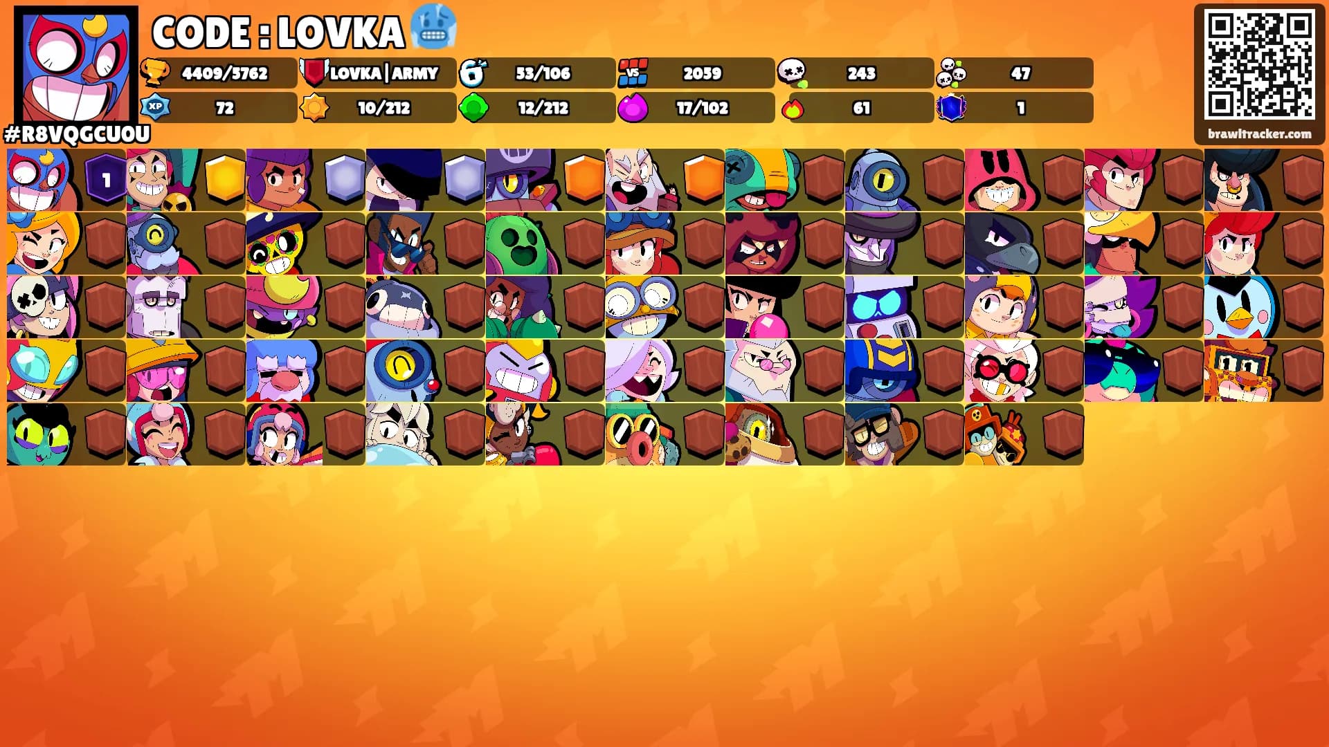 CODE : LOVKA 🥶's Ranks
