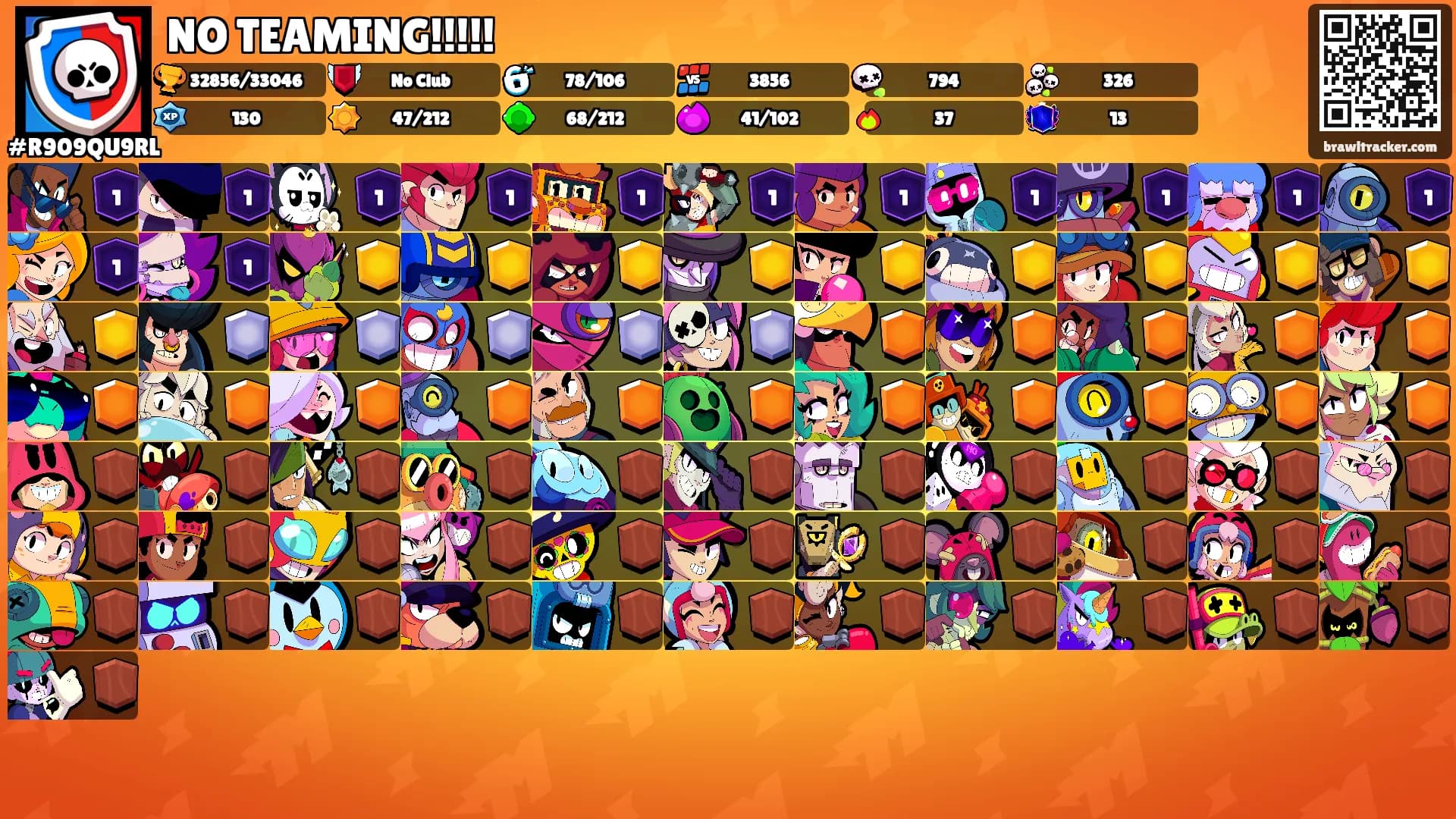 NO TEAMING!!!!!'s Ranks
