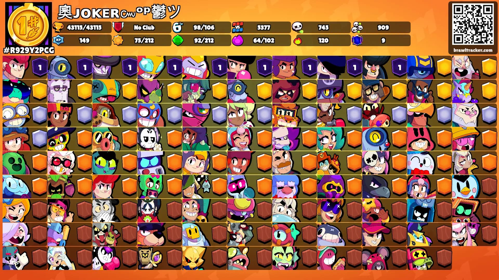 奧ᴊᴏᴋᴇʀ๛ᵒᵖ鬱ツ's Ranks