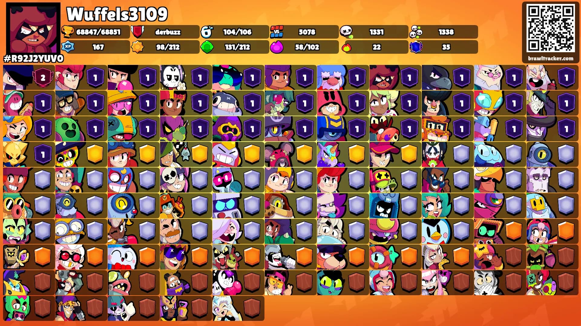 Wuffels3109's Ranks
