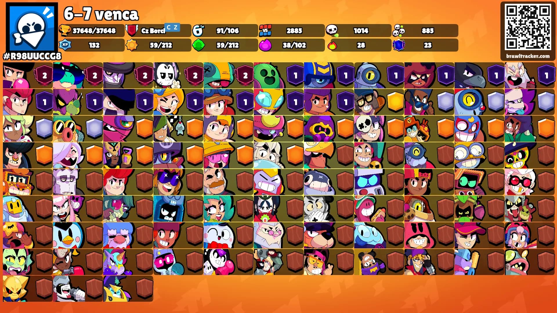 6-7 venca's Ranks