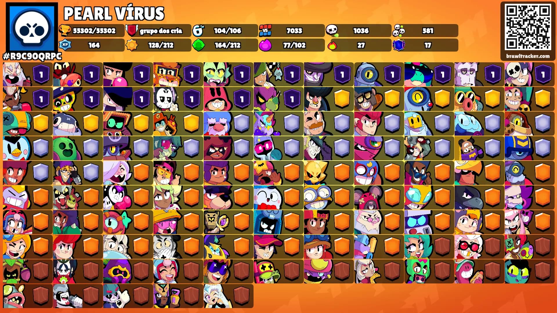 PEARL VÍRUS's Ranks