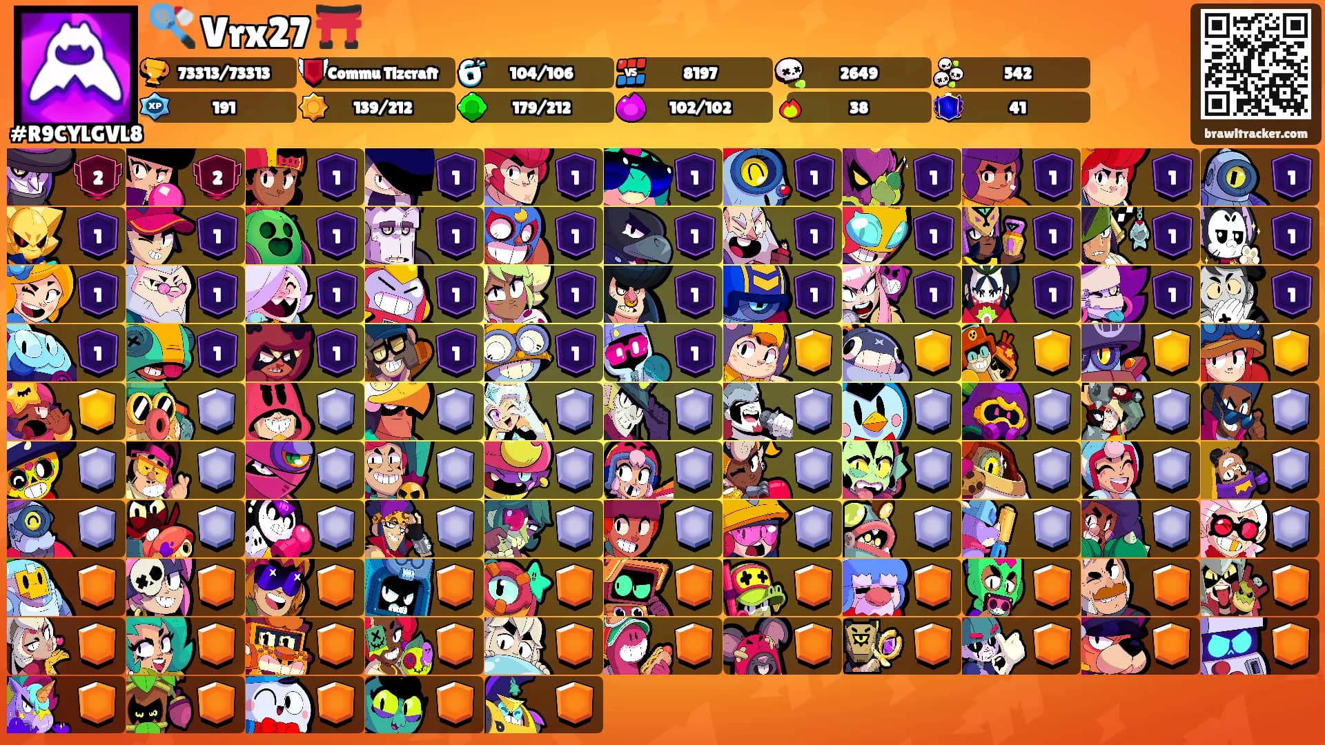 🏸 Vrx27 ⛩️'s Ranks
