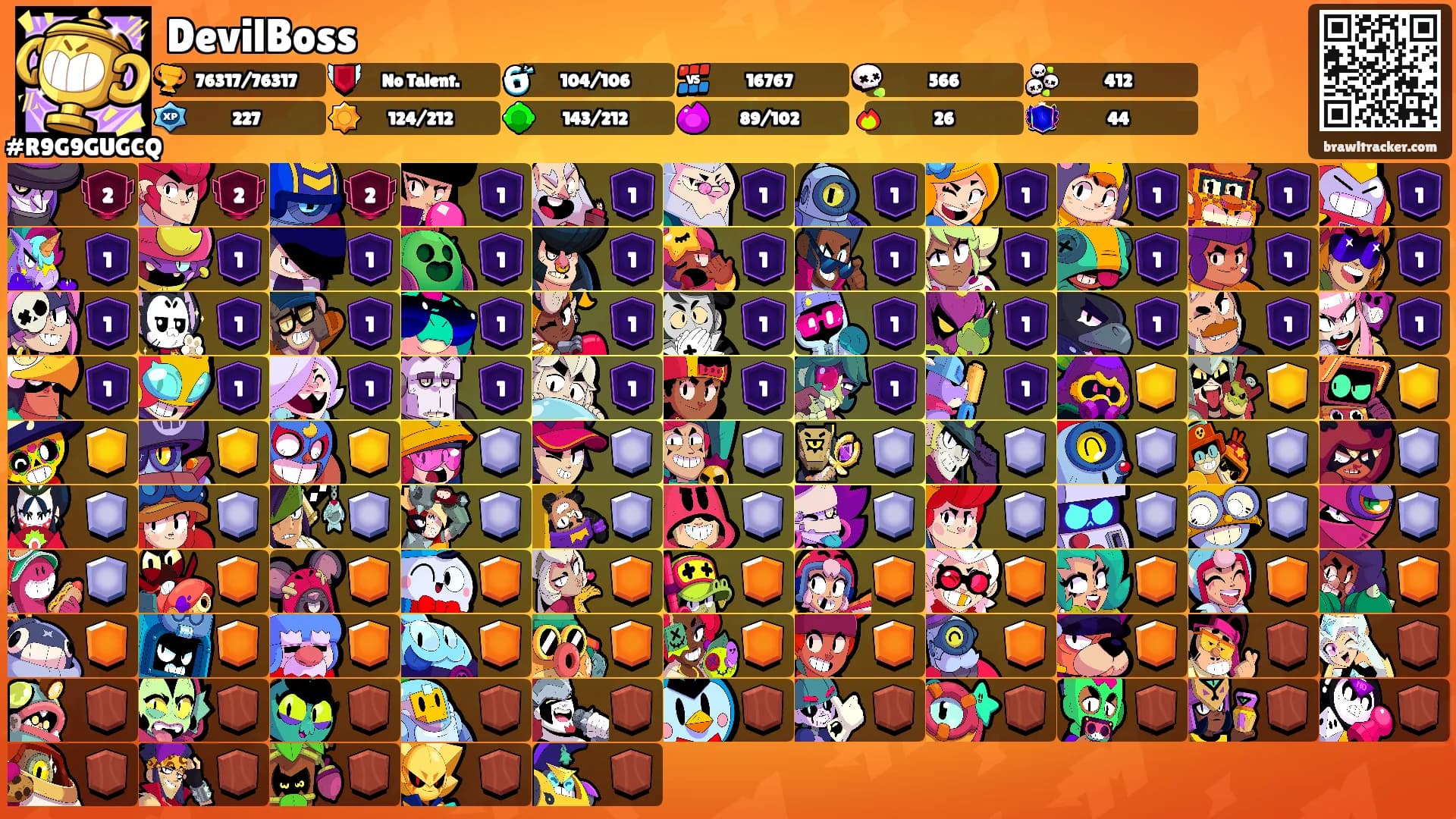 DevilBoss's Ranks