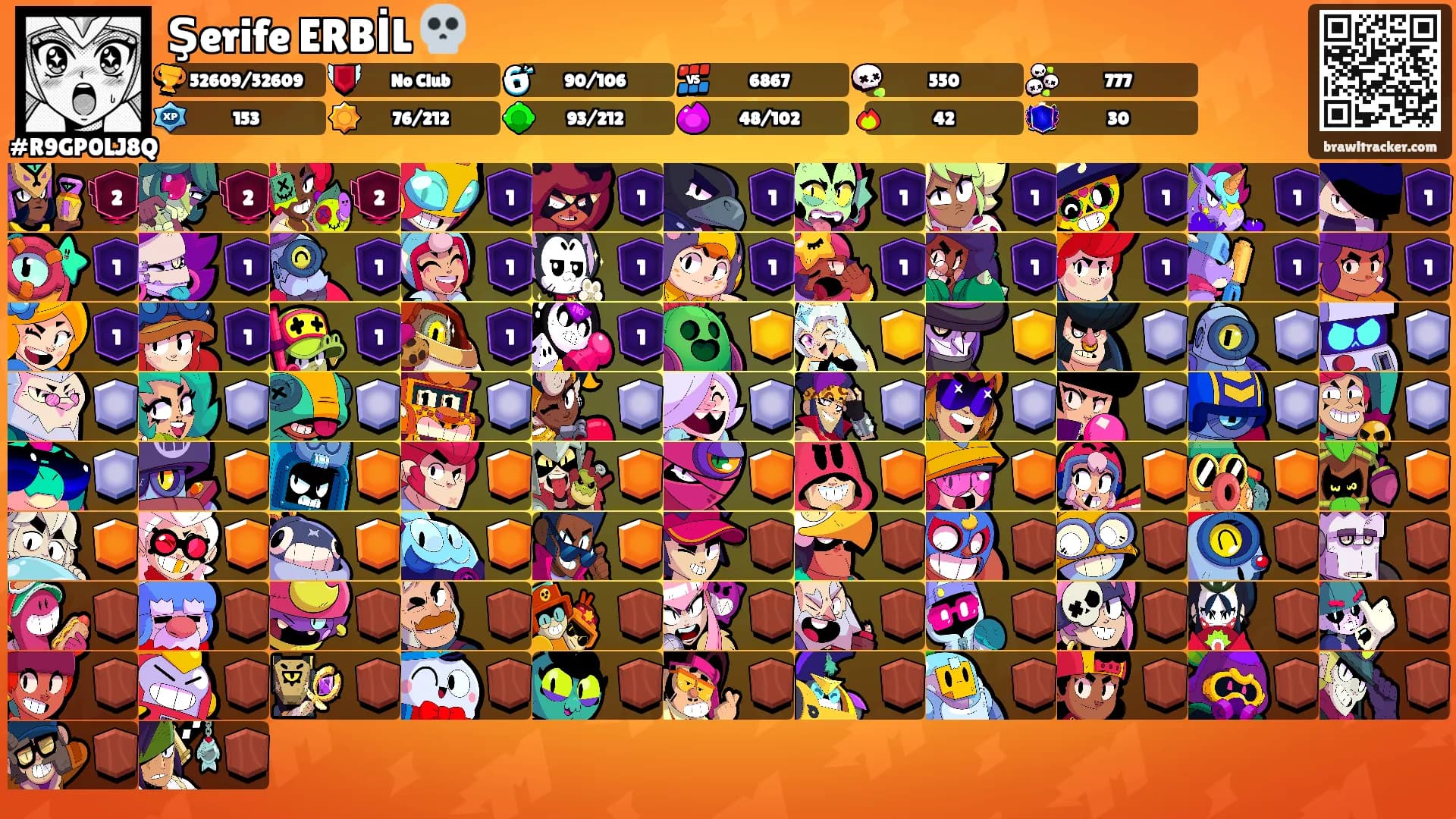 Şerife ERBİL 💀's Ranks