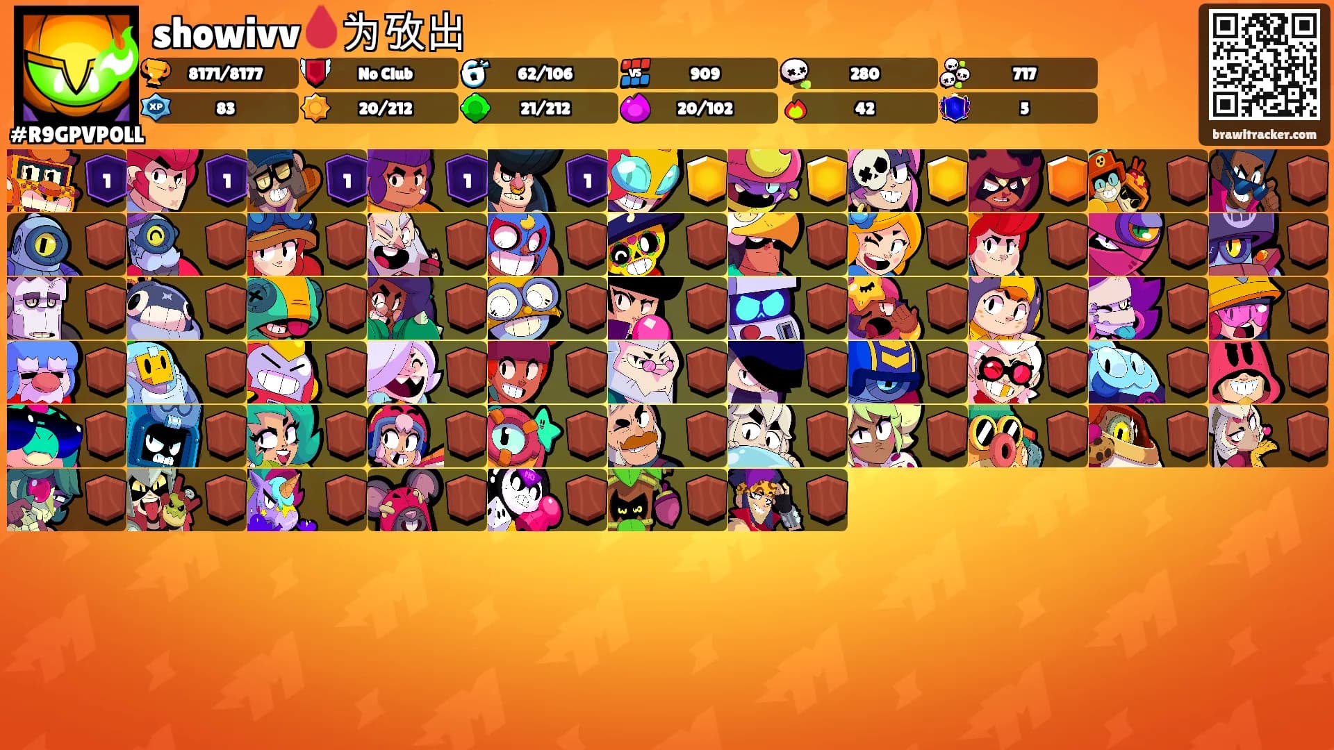 showivv🩸为攷出's Ranks