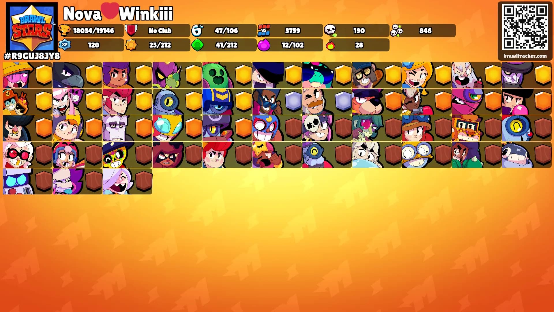 Nova💔Winkiii's Ranks