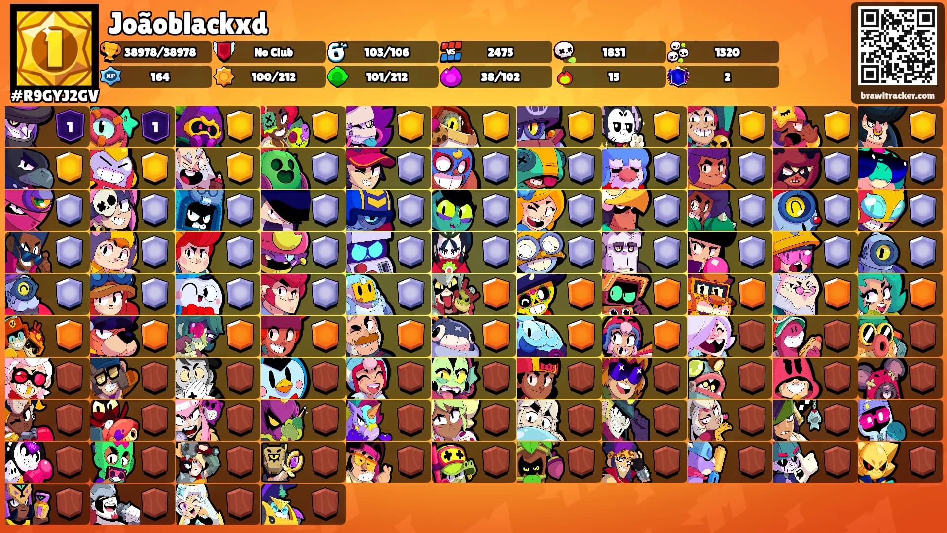 Joãoblackxd's Ranks