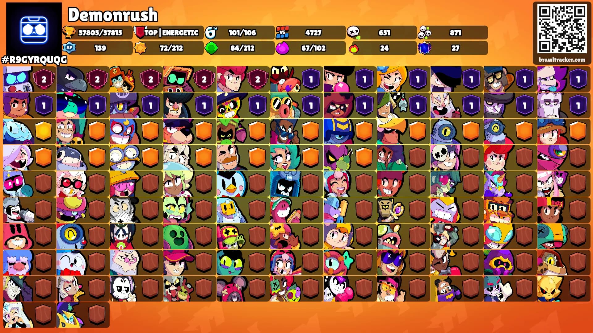 Demonrush's Ranks