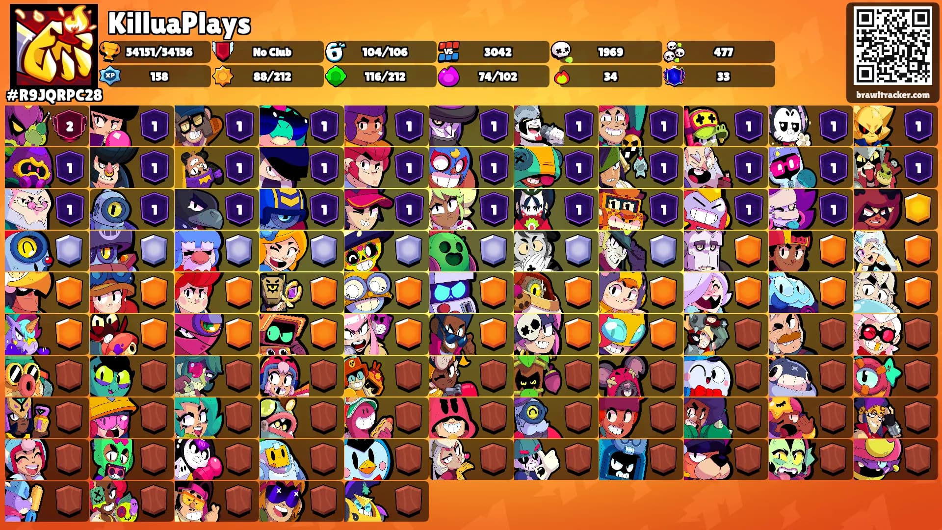 KilluaPlays's Ranks