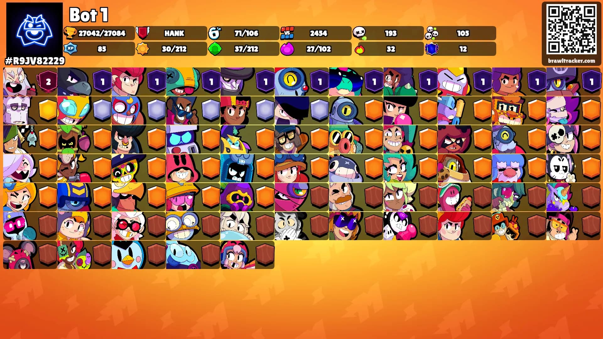 Bot 1's Ranks